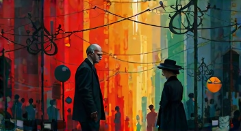Messetopia mit Bertolt Brecht und Sigmund Freud