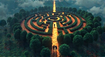 Kafka und Matthäus: Labyrinth des Lebens