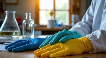 Ich erinnere mich an die ersten Tage in meinem Labor, als wir auf der Suche nach den perfekten Handschuhen waren (1/10)