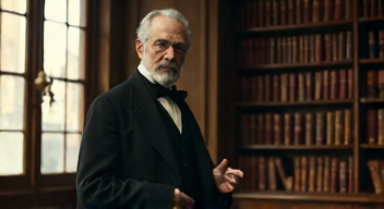 Ich bin Dr. Max Weber, Sozialwissenschaftler, 1864-1920, der über die Balance spricht