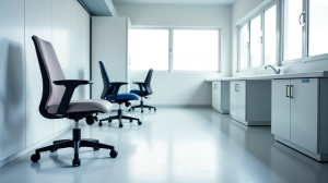Laborstühle für Reinraum: Hygienic Design, ESD-Schutz und Ergonomie vereint